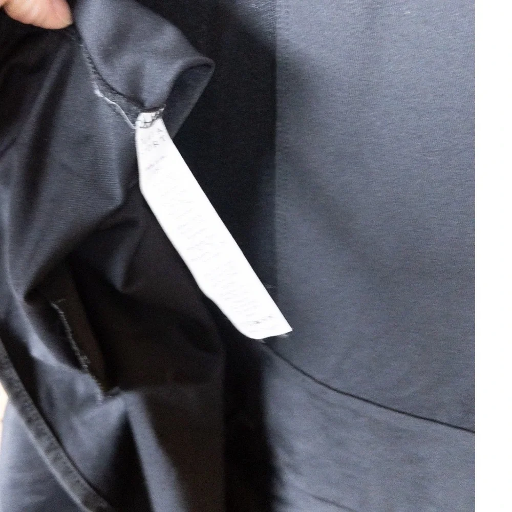 Olaya Sport Womens Black Tennis Dress Quarter Zip Mesh Back Size M Tall - Picture 6 of 6